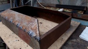 Улучшенный мангал изготовление металлической крышки в дачной мастерской для мангала