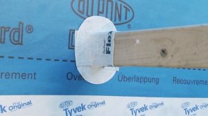 Применение ленты Tyvek® FlexWrap | для создания воздухо- и водонепроницаемых соединени