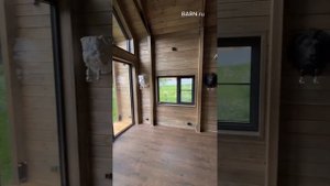 Дом 4,8 на 9 с сараем в амбарном стиле