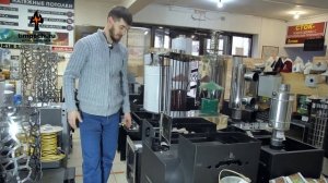 Банная печь "Батыр 3 помещения" от компании Timpechi". Толстостенная печь для бани.