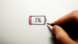 Как нарисовать Разряженную Батарею