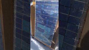 самодельная солнечная панель из элементов 52х39