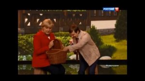 Христенко в роли Меркель