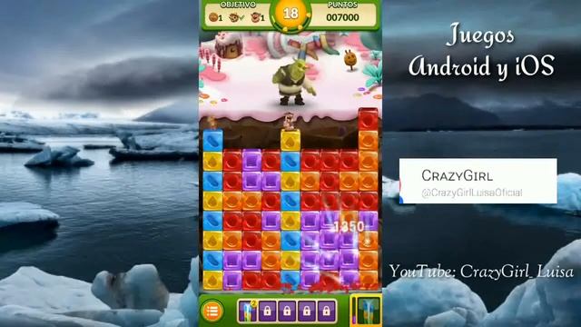 Shrek Sugar Fever - Puzzle Games | Level 12 | GamePlay | Android & IOS | CʀᴀᴢʏGɪʀʟ смотреть онлайн