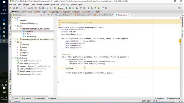 android tutorial-work with listview, button, edittext, checkbox, item option menu in android studio смотреть онлайн