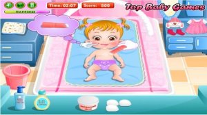 Ухаживаем за малышкой Хэйзел. Меняем памперс. Care for baby hazel. Change the diaper