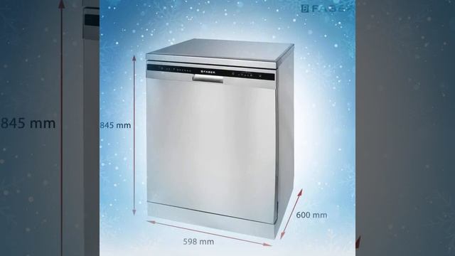 Faber 12 Place Settings Free Standing Dishwasher (FFSD 6PR 12S Neo, Neo Inox) смотреть онлайн