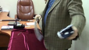 Видеообзор сабли запорожской казачьей "Килич" (К-16) производителя "Назаров и Калибр" (г. Иваново)