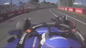 Авария Алекса Албона в практике Гран-при Австралии