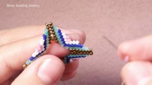 Серьги - Square beade earring with beautiful design elegant and easy tutorials