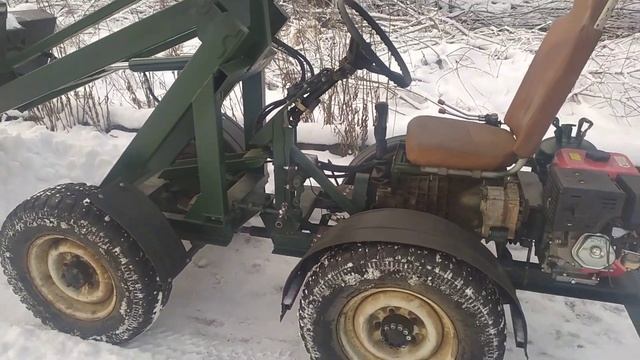 Фронтальный погрузчик своими руками смотреть онлайн