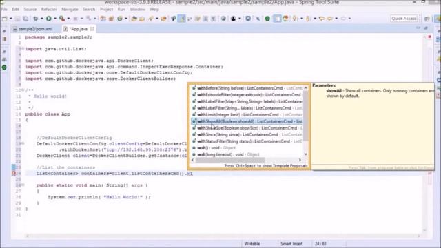 Java Client API for Docker | Manage docker processes life cycle using Java Client APIs смотреть онлайн