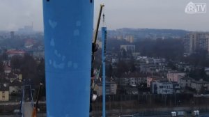 Wycięcie legendarnej "świeczki" na stadionie Ruchu Chorzów (25.01.2023)