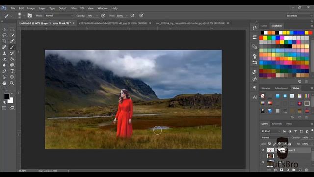 Double Exposure effect - Photoshop cs 6 / Photoshop cc смотреть онлайн