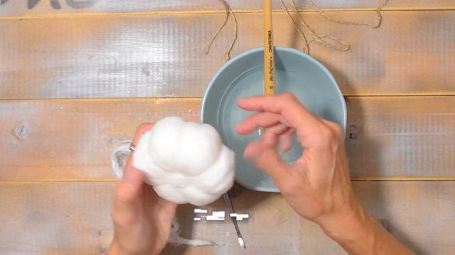 Тыква на Хэллоуин. Ватная игрушка. Мастер-класс смотреть онлайн