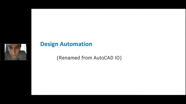Autodesk DevDays Online 2016 - AutoCAD and Design Automation APIs