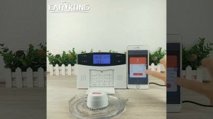 Wifi GSM PSTN Alarm System Wireless Wired Detector Alarm Tuya Smart Home Relay Output APP