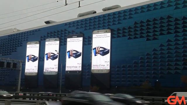 Реклама на медиафасаде в Москве улица Автозаводская 18 ТЦ "Ривьера" смотреть онлайн