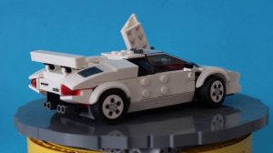 Modified "Lamborghini Countach" from LEGO Speed Champions Set 76908