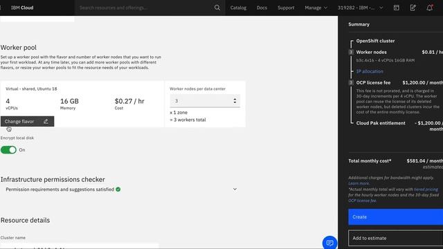 Creating a Red Hat OpenShift Cluster on IBM Cloud смотреть онлайн
