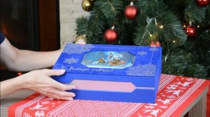 Новогодний корпоративный подарок в оригинальной упаковке "Зимние узоры"