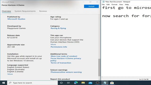 11: How to Download Forza horizon 4 Demo for free from microsoft store смотреть онлайн