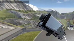 Машины разбиваются с трамплина