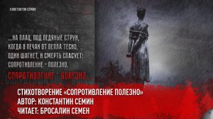 Константин Семин - сопротивление полезно