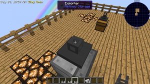 Minecraft - Sky Factory - How to Use an Importer and Exporter with Refined Storage