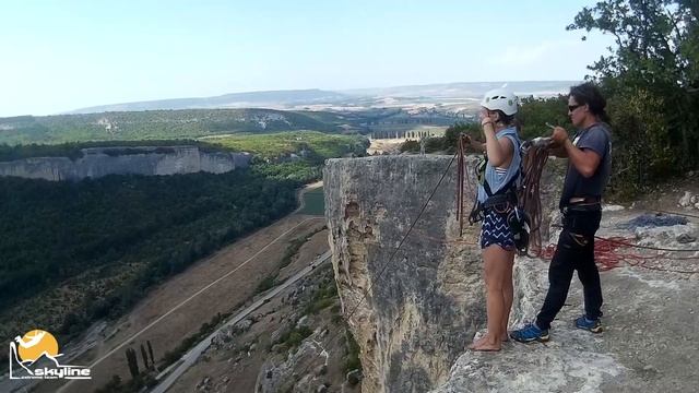 Анастасия Kachi-kalion, Rope jumping with Skyline x-team in Crimea смотреть онлайн