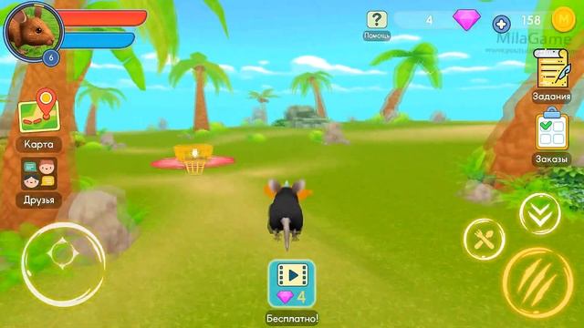 Симулятор мыши #3 ОБНОВЛЕНИЕ ХИЩНИКИ В ЛЕСУ НОВАЯ ЛОКАЦИЯ Mouse Simulator - Wild Life Sim