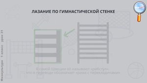 Физическая культура 1 класс (Урок№31 - Лазание.)