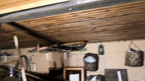 Усилил деревянную несущую балку швелером