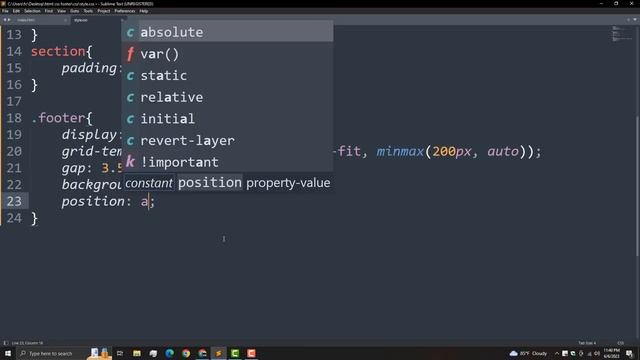 Responsive Footer Design using HTML And CSS | Footer HTML CSS смотреть онлайн