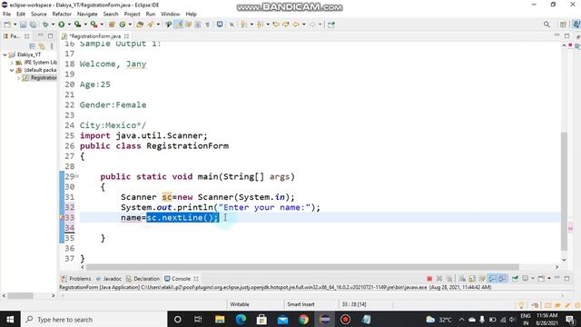Practicing Java- Creation of Registration Form смотреть онлайн