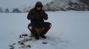 Ловля Окуня зимой..mp4