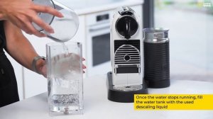 Nespresso Citiz & Milk. Descaling the coffee machine