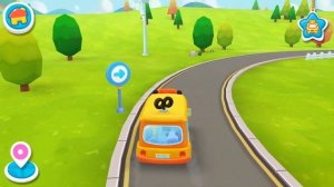 Little Panda School Bus BabyBus games fun kids gameplay episode 1
