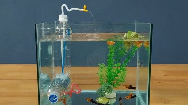 Как сделать помпу для аквариума без насоса и двигателя DIY своими руками смотреть онлайн