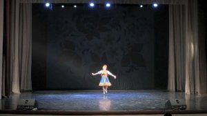 "Топотуха". Исполняет  Фёдорова Варвара. Арабеск Саратов.