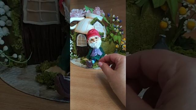 Разрез торта .-Гном с домом-автор Лариса Черкасова смотреть онлайн