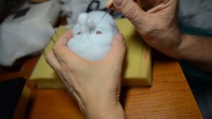 мастер класс по изготовлению скульптурной -текстильной куклы ч.3