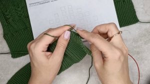 Вяжем осенне-весенний джемпер "Spring_sweater". Выкройка. Спинка. Часть 1.1.