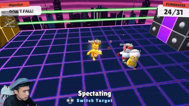 INFINITY BLOCK DASH I LASER I LAVA LAND I LIVE STUMBLE GUYS #264 смотреть онлайн