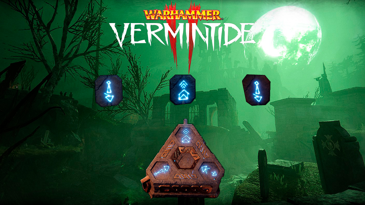 Вторая Руна для Ачивки "Искусный Писарь" на карте Сад Морра в игре ► : Warhammer: Vermintide 2