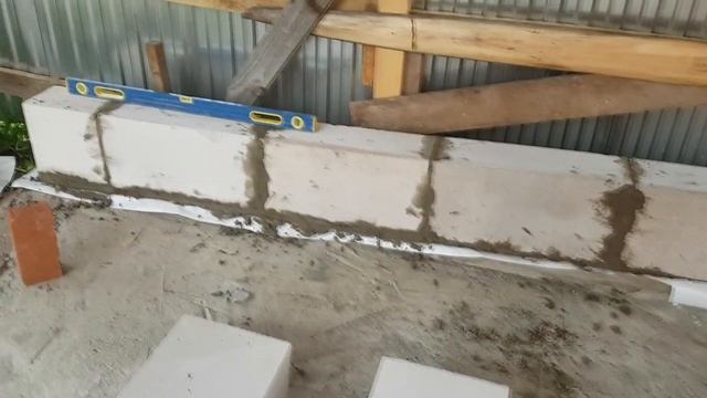 Баня из газоблока в одиночку