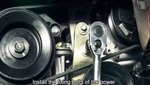 Снятие и установка насоса гидроусилителя руля Chery A13 / Форза
