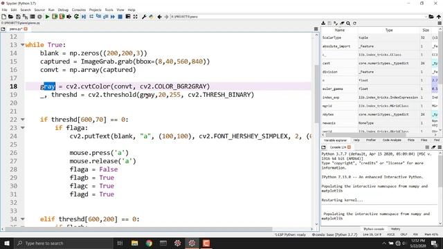 openCV plays Piano Tiles | full project | explaination | opencv projects