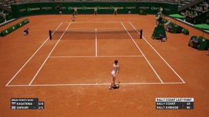 Daria Kasatkina vs Maria Sakkari - AO International Tennis PS4 Gameplay