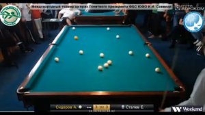 СТАЛЕВ СИДОРОВ 3 часть (Evgeny Stalev - Sidorov 2013 , Russian Billiard - Sibirka)
